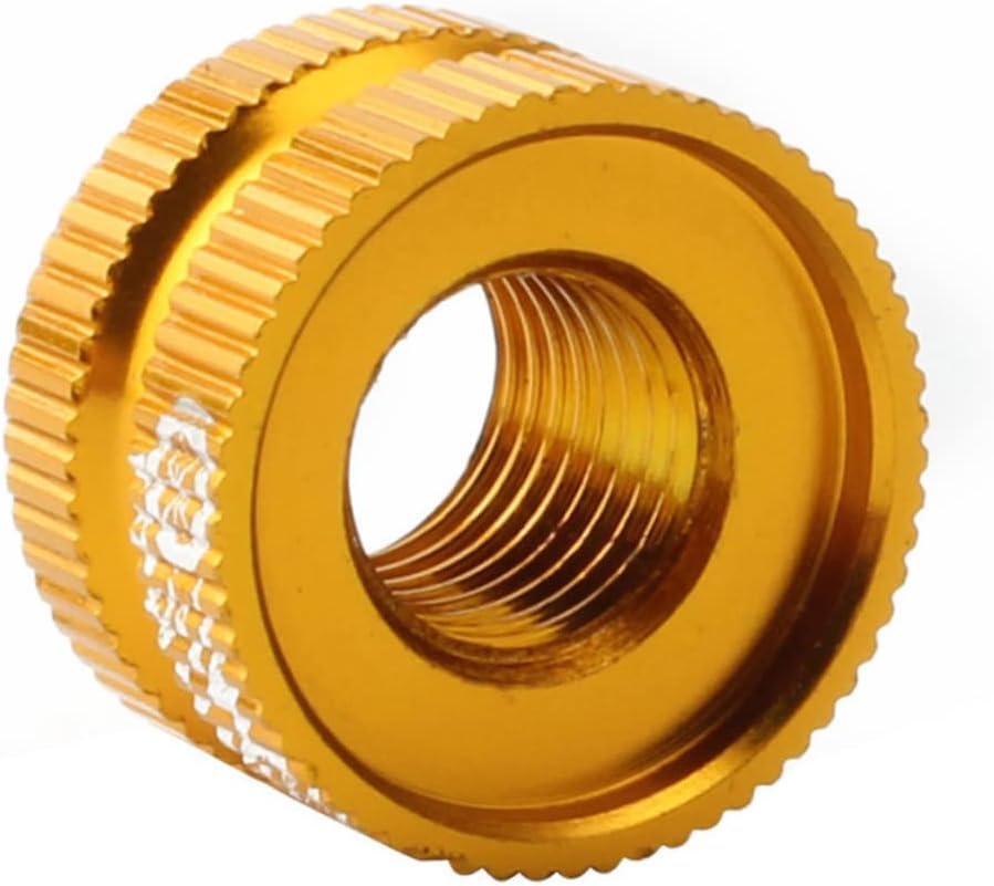 Image of 2PCS Bike Vacuum Tire Valve Nut, Bicyle Inner Tube Presta Valve Nuts with Sealed O Ring, for Mountain or Road Bikes Accessories