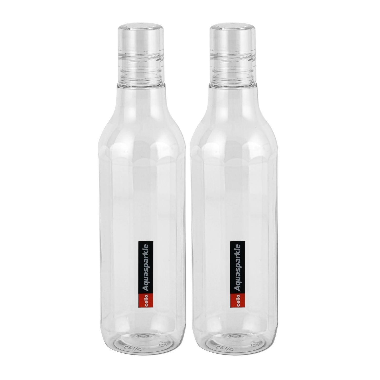 CELLO Aqua Sparkle | 100% food grade | Leak proof and Break proof | Perfect for staying hydrated at the school,college, work and outdoor adventures Water Bottle | 1000ml, Set of 2 | Clear (B0C94LLXDC) Amazon Price History, Amazon Price Tracker