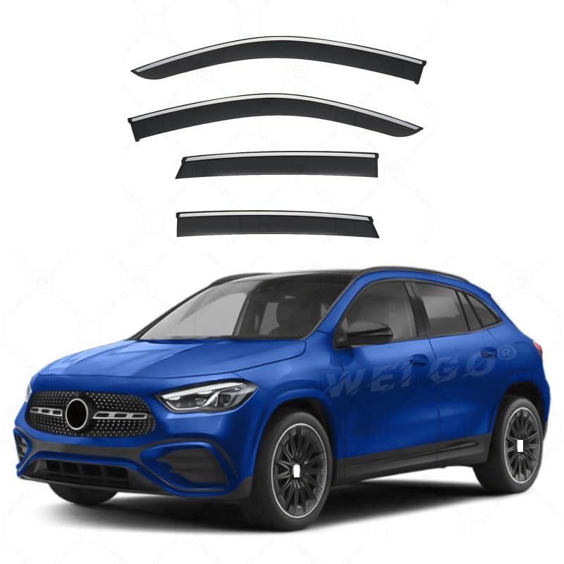 Déflecteurs de vent Mercedes Benz GLA pare-pluie voiture H247 2020