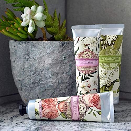 AAA DE AROMAS ARTESANALES DE ANTIGUA AAA by Somerset European Made Shea Butter Body Cream, Lily of the Valley, 2 Fl Oz