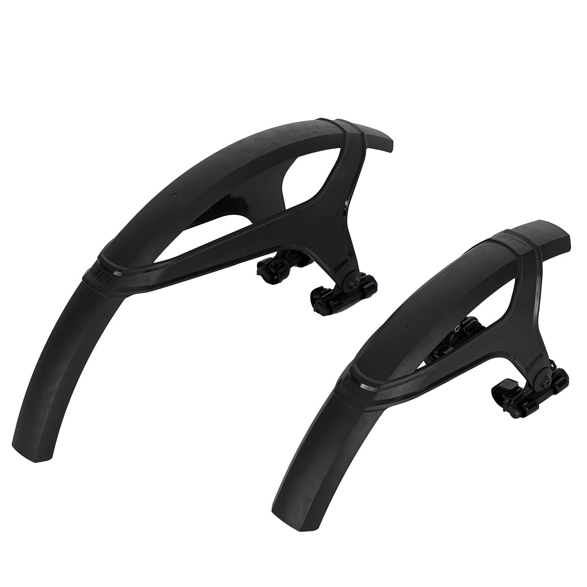 ZEFAL Pack Deflector M65 - Pack de Garde Boue VTT Avant et Arrière - Garde-Boue VTT 26" à 29" - 590 g - Fabriqués en France, Noir