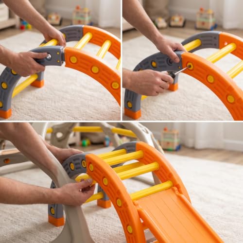 Estructura de juego de escalada infantil en plástico HDPE 5