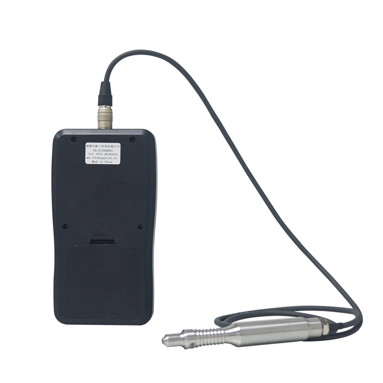 Medidor de espesor de pintura, Medidor de pintura probador espesor chapado for tornillos recubrimiento pernos capa revestida galvanizada LS225 + F500(With test fixture)