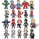 【Qualitätsmaterialien】 Wir haben ein hochwertiges PVC-Material verwendet, das langlebig und haltbar ist, aber auch gut aussieht. Mit Avengers -Spielzeugen können Kinder unzählige aufregende Rollenspiele erleben.