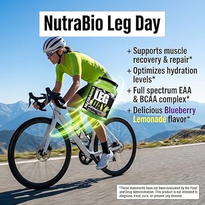 مسحوق NutraBio Leg Day Intra Workout مكمل الكربوهيدرات المتقدم مع مجموعة الدكسترين والإلكتروليتات مسحوق الكربوهيدرات مع EAAs/BCAAs الدكسترين الحلقي لعصير الليمون التوت للأداء، 20 حصة