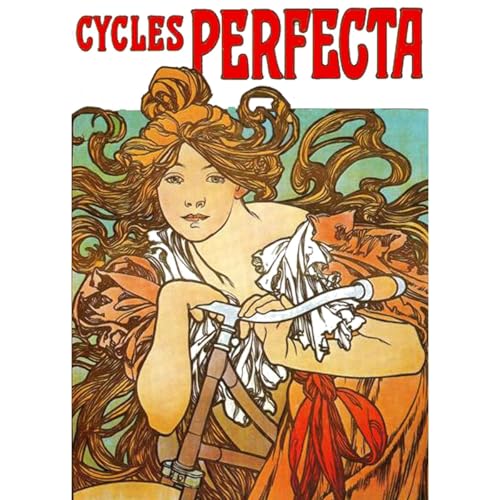Mucha Cycles Perfecta par ARTICULOZY, l'élégance de l'art d'époque au cœur de votre foyer