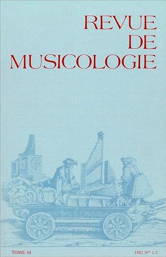 Revue de musicologie tome 68, n° 1-2 (1982) für 115,00 EUR bei amazon.de Bild: Revue de musicologie tome 68, n° 1-2 (1982) für 115,00 EUR bei amazon.de