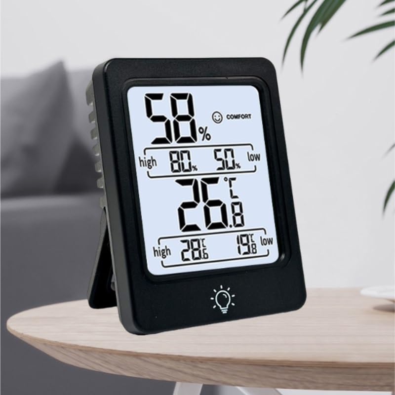 Digital Humidity Temperature Meter Magnetic Base for Home Use in Indoor Areas