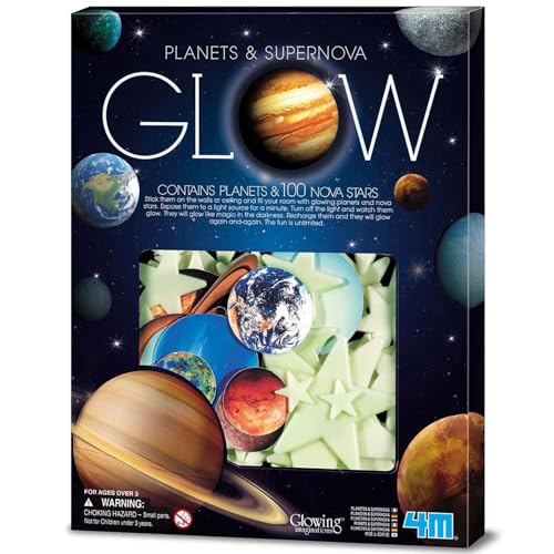 4M Glow in the Dark Planets endormir les enfants sous les étoiles