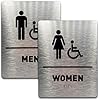Men's and Women's Bathroom Sign