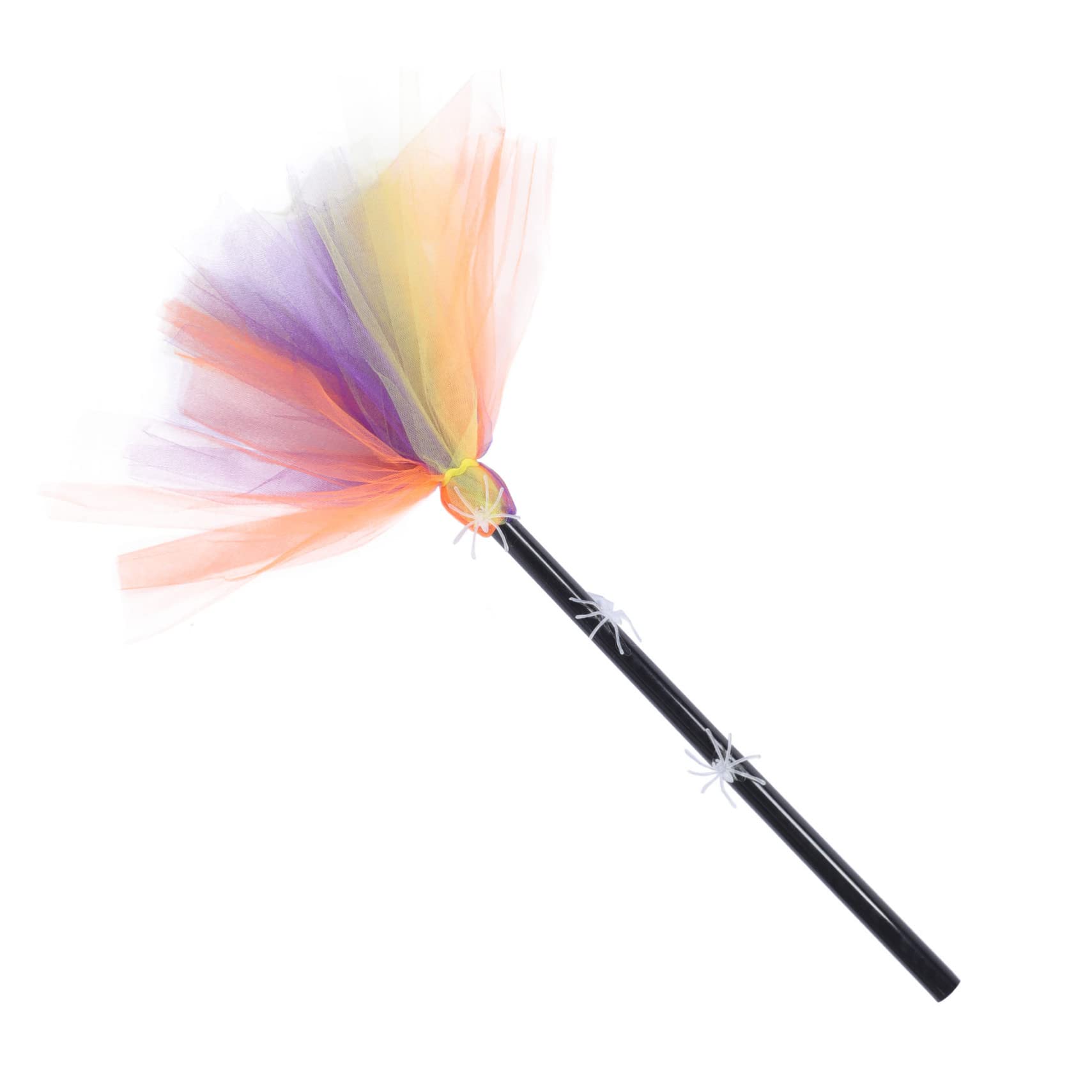 GOOHOCHY 1pc Halloween Broom Halloween Decorations Witch Halloween Small Broom Dress Micro Broom Decor for Halloween Halloween Kid Broom Polyester Child The Witch Make up