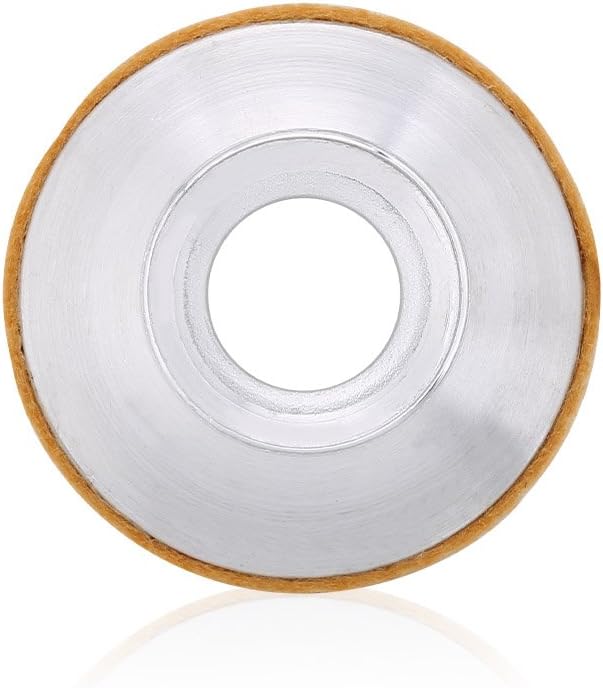 Soprano Saxophone Mute, Aluminum Alloy Dampener Sax Mute Practice Alto Saxophone Noise Remove (Apricot)