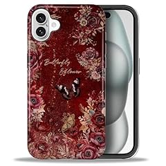 Artistic Retro Floral Butterfly