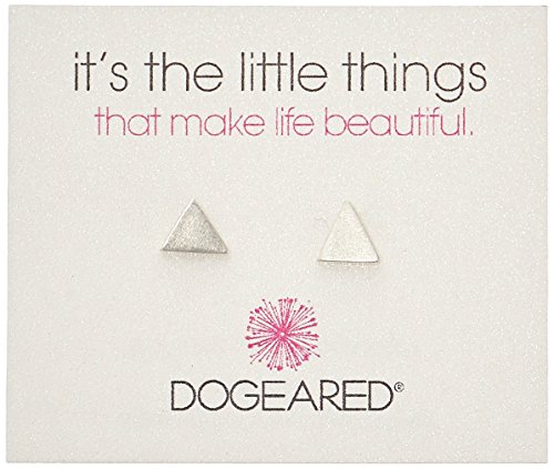 Dogeared It's The Little Things Triangle Stud Earrings