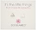 Dogeared It's The Little Things Triangle Stud Earrings