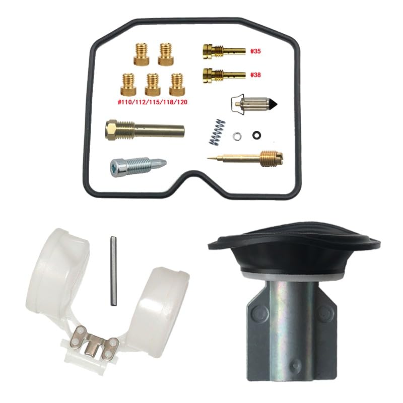 Kit réparation carburateur KLX250-D 1993-1996 avec plongeur et flotteur