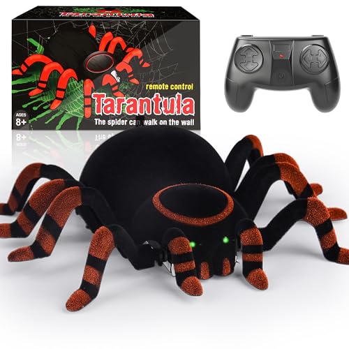 MOMOSTAR 2,4 GHZ Lustre teledirecionado brinquedos meninos meninas 6-10 anos, paredes de escalada, rastejando no chão, com um visual de lustre realista, menina presente meninos meninas 6-12 anos jogos