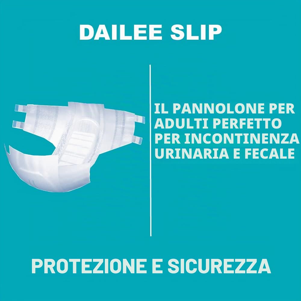 Dailee Slip XXL - 28x Pannoloni Per Anziani a Mutandina - Assorbenza Maxi Plus 9 Gocce - Mutanda Assorbente Incontinenza Adulto - Pannolone a Strappo