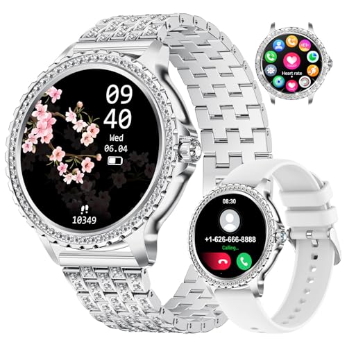 LIGE Montre connectée Femme Bluetooth Appels pour Android iOS 1,32