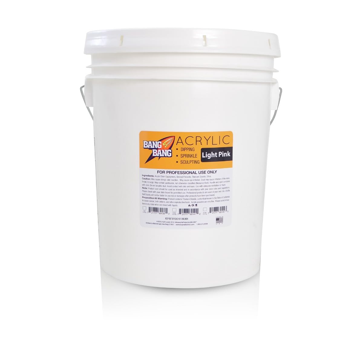 BangBang Acrylic Powder - Light Pink - 25 lbs