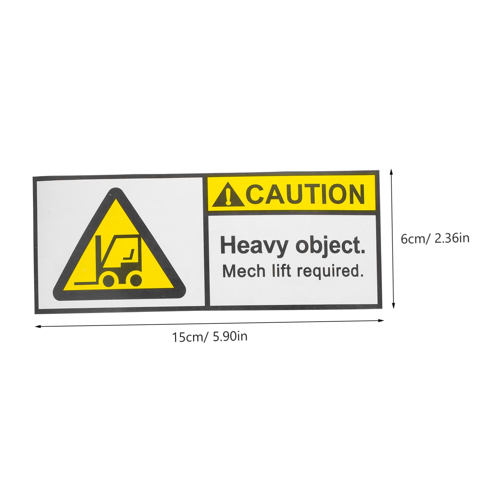 NAMOARLY Large Capacity Overweight Stickers 350/roll Moving Labels Caution Heavy Sticker for Shipping