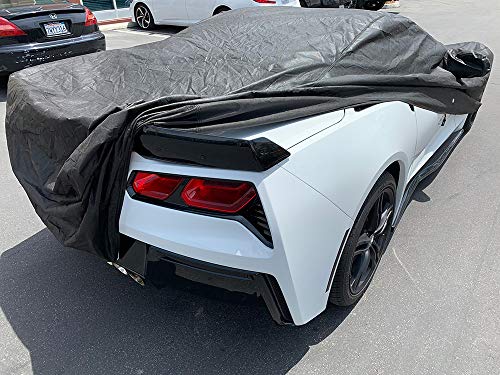 Xtrashield Custom Fit C7 2014-2019 Chevy Corvette Stingray Z51/Z06/Grand Sport Car Cover Black Covers #TOP1