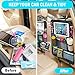 Zecirl Car Backseat Organizer ，2 Pack car organizer back seat with 10