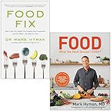  Food Fix & Food What the Heck Should I Cook By Mark Hyman 2 Books Collection Set