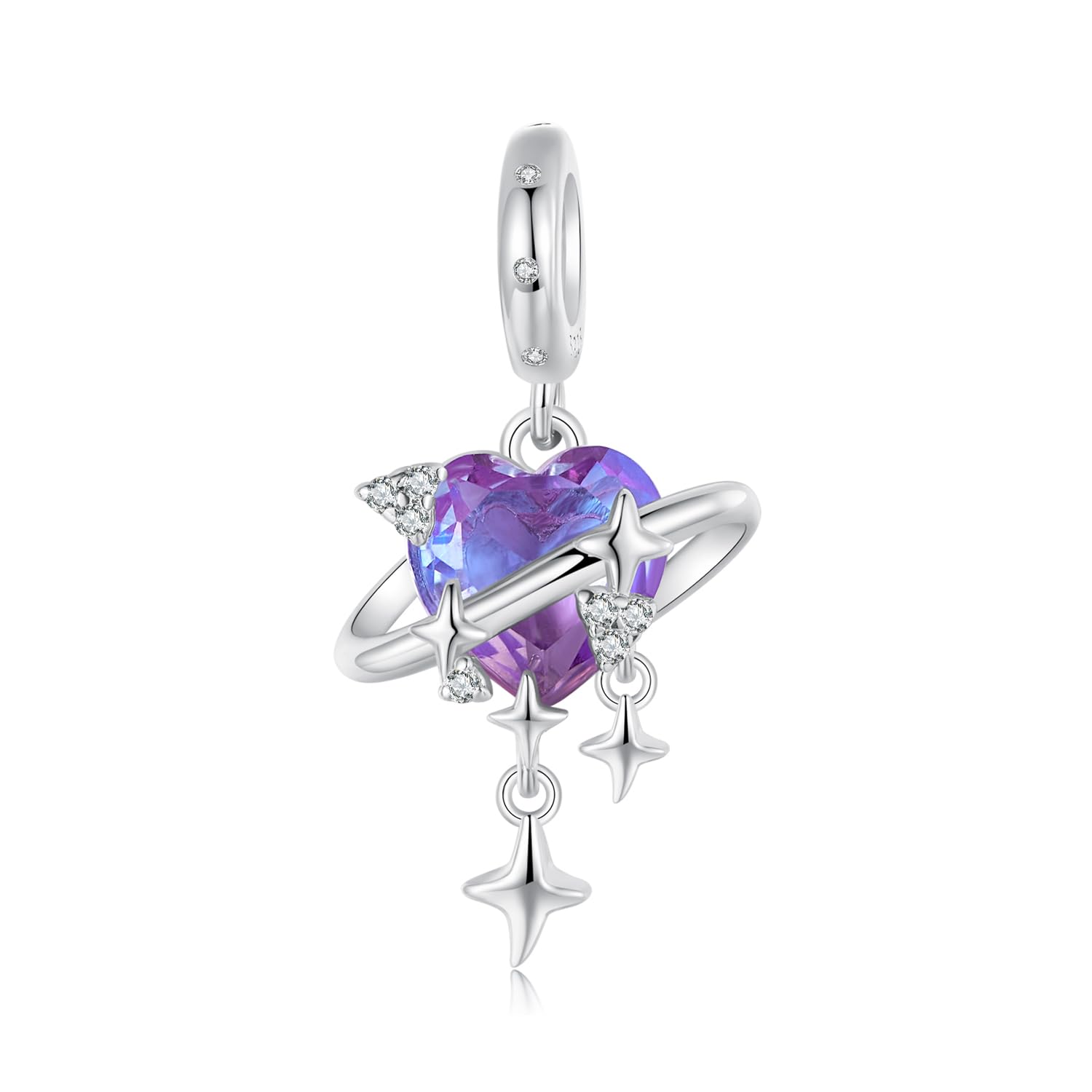 Maman épouse bijoux argent 925 anti ternissement cœur - 6