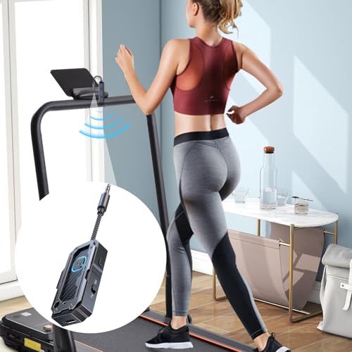 Hogvinnatil Adaptador de audio inalámbrico, receptor inalámbrico portátil para casa y coche | Dispositivo de audio multiusos para gimnasio y uso diario para todos - imagen 2