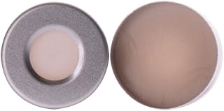 Wheaton W224221 Aluminum Crimp Seal with PTFE/Silicone Septa for Headspace Vial, 20mm Closure Size (Case of 100)