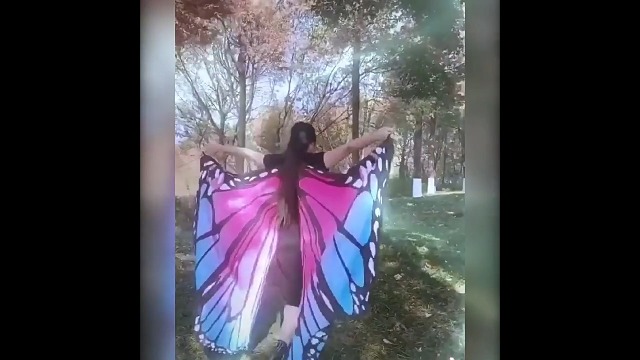 Cape Ailes Papillon Adulte - Ensemble Déguisement Avec Masque Et Bandeau Pour Cosplay Et Fêtes