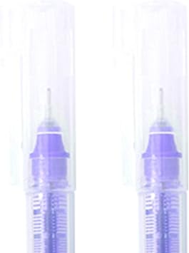2Pcs Rollerball Pen, 0.5mm Fine Tip Quick Drying Rolling Ball Liquid Ink Pen Classic Needle Direct Liquid Roller Pen for Office School (Blue)