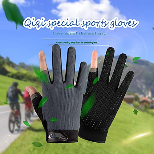 luning Luvas de pesca respiráveis para uso ao ar livre, design de liberação rápida, antiderrapante,