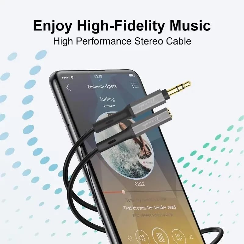 Cable extensor para audífonos 3.5mm 3 m miniatura 4