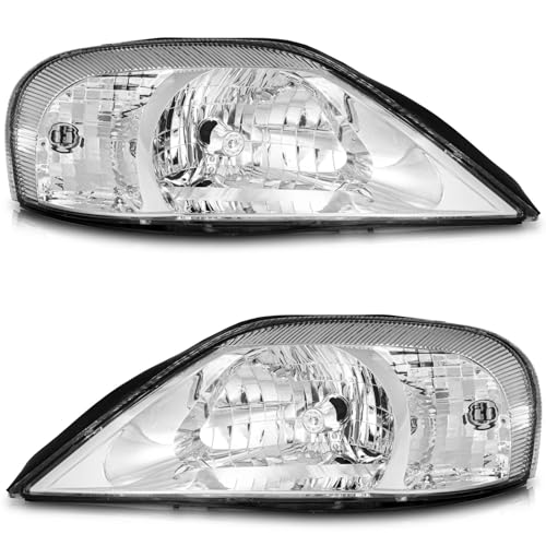 WEELMOTO 2000–2005 Mercury Sable Headlights | OEM Replacement Assembly