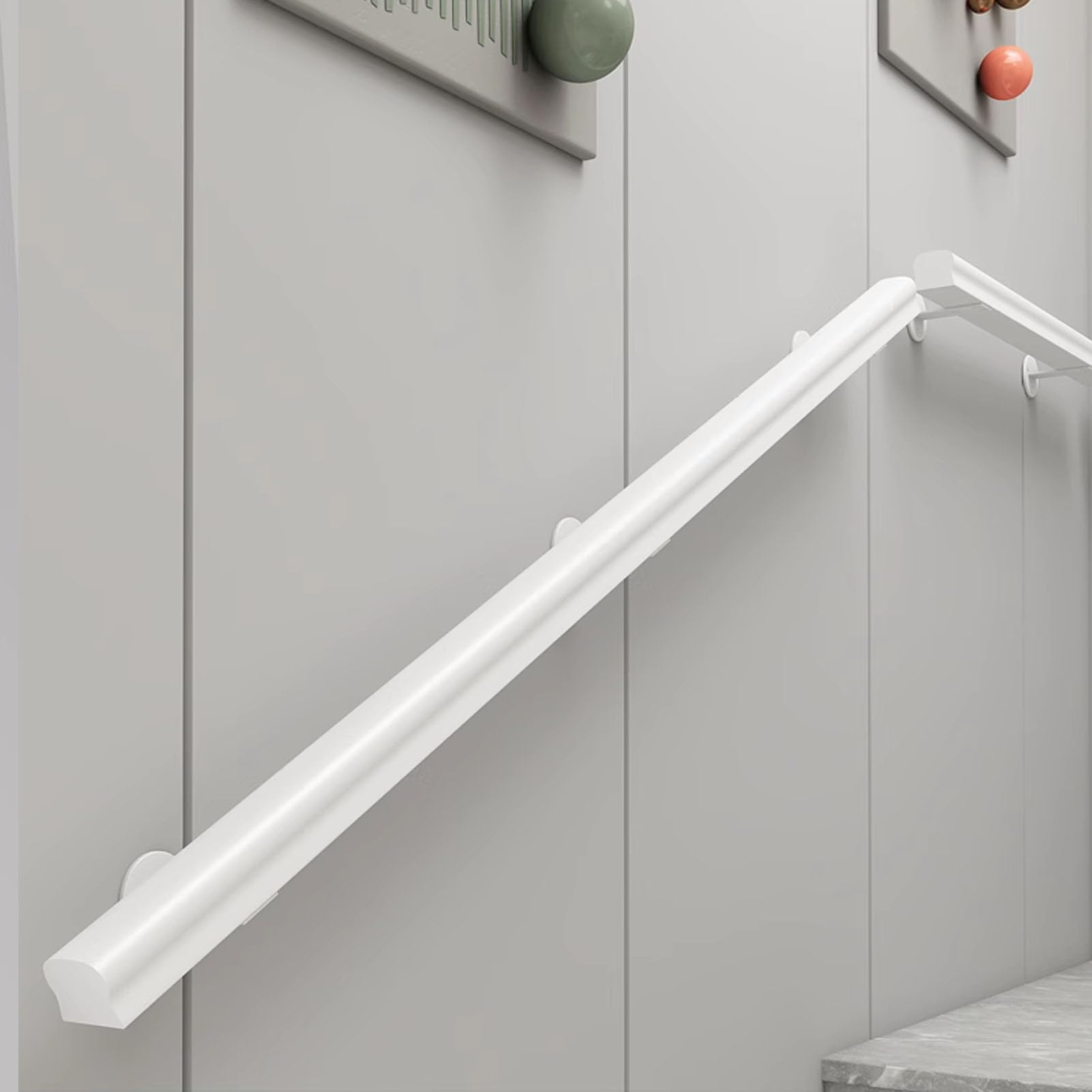 Rampe de sécurité en bois haut de gamme avec kit d'installation