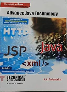 Paperback Advance Java Technology for GTU Book