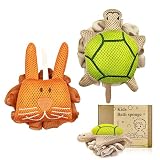 Kids Bath Sponge,Soft Mesh Shower Pouf for Kids,Cute Turtle&Bunny Bath Loofah Gentle Fun Bath Accessories for...