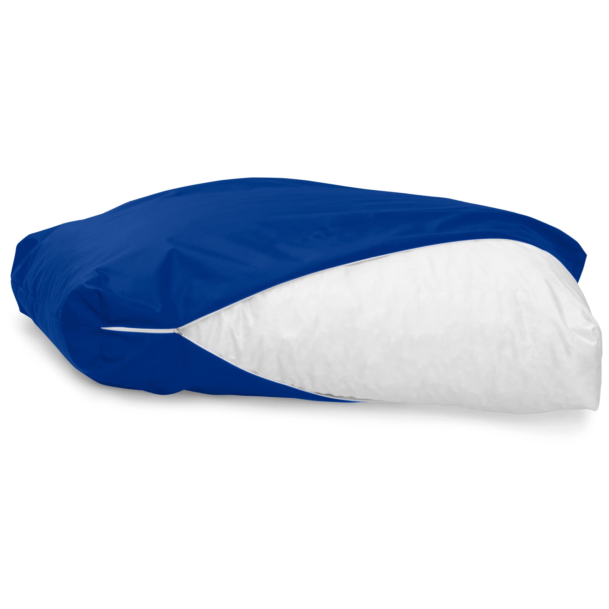 Spatium Jumbo XXL Coussins de palettes de, Coussins pour Palette Euro extérieur et intérieur Amovible taie d'oreiller imperméable (Bleu, Siège 120x80x20)
