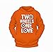 Quipo Two Wheels One Love Motorcycle Biker Hoodie – 4 Colors – Motorcycle Rider Sweatshirt - MotoBearZ Premium Biker Hoodie Multicolor
