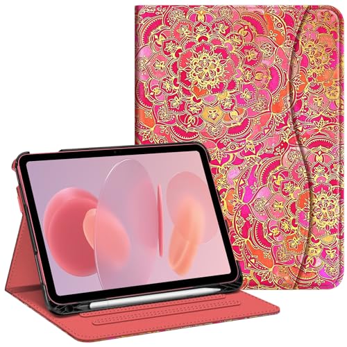 Étui pour iPad 10,9 pouces 2022 Fintie haut de gamme nuances de rose
