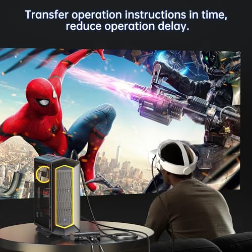 PSVR2 PC Adapter, PSVR 2 PC Accessories Kit Compatible with PlayStation VR2, AR Glasses, Portable Monitor, Includes DP 1.4 Cable and Power Adapter by YCE - Image 5