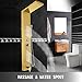 Happybuy 5 in1 Shower Panel Tower System Gold Stainless Steel Multi-Function Shower Panel with Spout Rainfall Waterfall Massage Jets Tub Spout Hand Shower for Home Hotel Resort Split Type Split