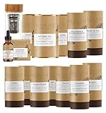 Full Body Detox Bundle - Sea Moss & Bladderwrack, Plant Power, Kidney, Liver Tea, Lung Tea, Bitters Tea, Gut, Colon, Cleanse, Blood, Head to Toe, Sea Moss Soap, Calm, Black Seed Oil, and Infuser -  Alkaline Herb Shop