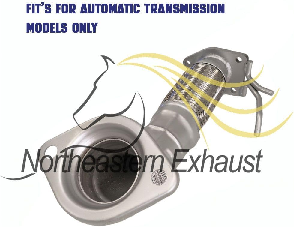 Northeastern Exhaust | Stainless Steel Front Pipe, Resonator, Muffler Exhaust System Kit Compatible for Honda Accord 2008-2012 2.4L | Free Gaskets and Clamps Included | 4 Door