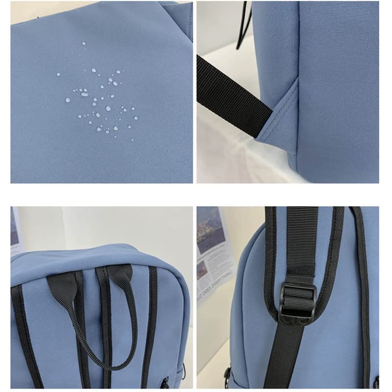 LSDJGDDE Canvas rugzak grote capaciteit reistas multi-pocket laptop rugzak tienermeisjes boektas (Color : C, Size : 28 * 14 * 44CM) - Image 6