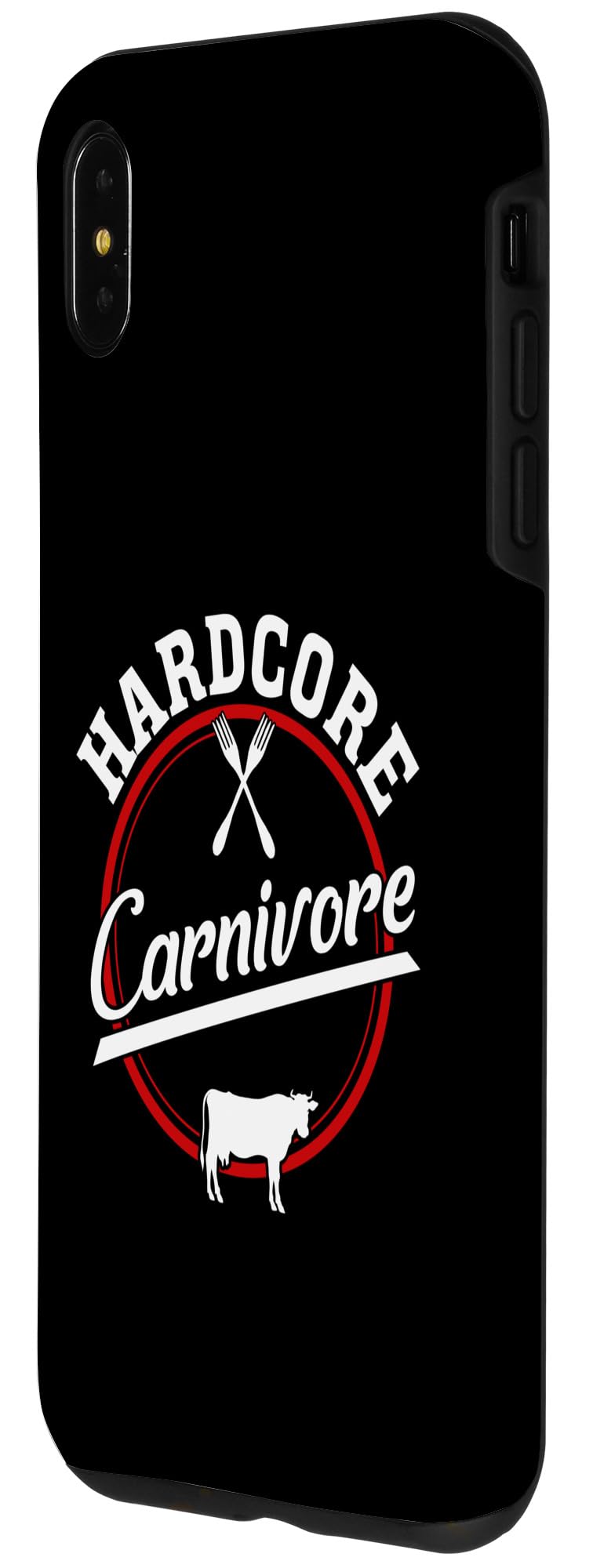iPhone XS Max Hardcore Carnivore Diet Anti-Vegan Anti-Vegetarian Keto Diet Case - Image 2