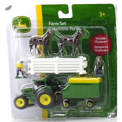 John Deere ERTL Mini 10 Piece Farm Set