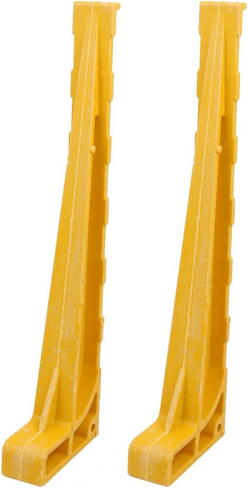 2 Pcs Transmission High Strength FRP Cable Bracket 400mm Long Combined Type Yellow